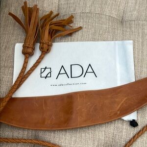ADA Brown Leather Belt